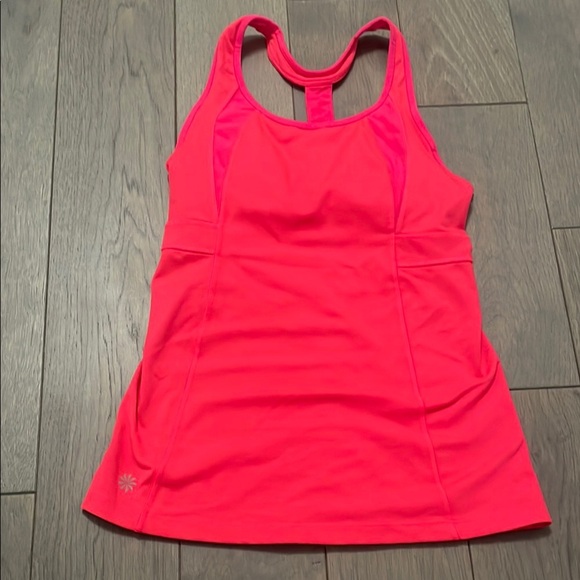 Athleta Bright Pink Athletic Tank Top - Picture 1 of 4